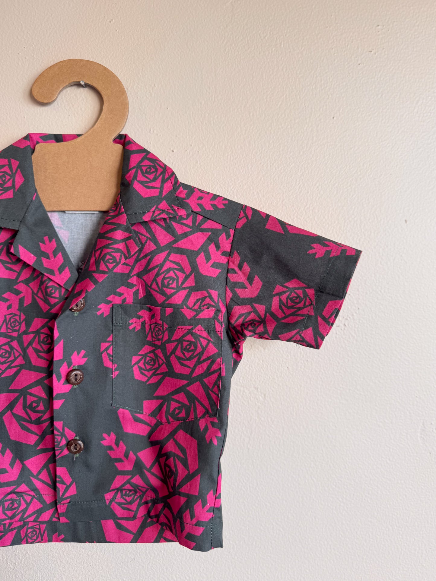 Keiki Aloha Shirt Lei Lokelani