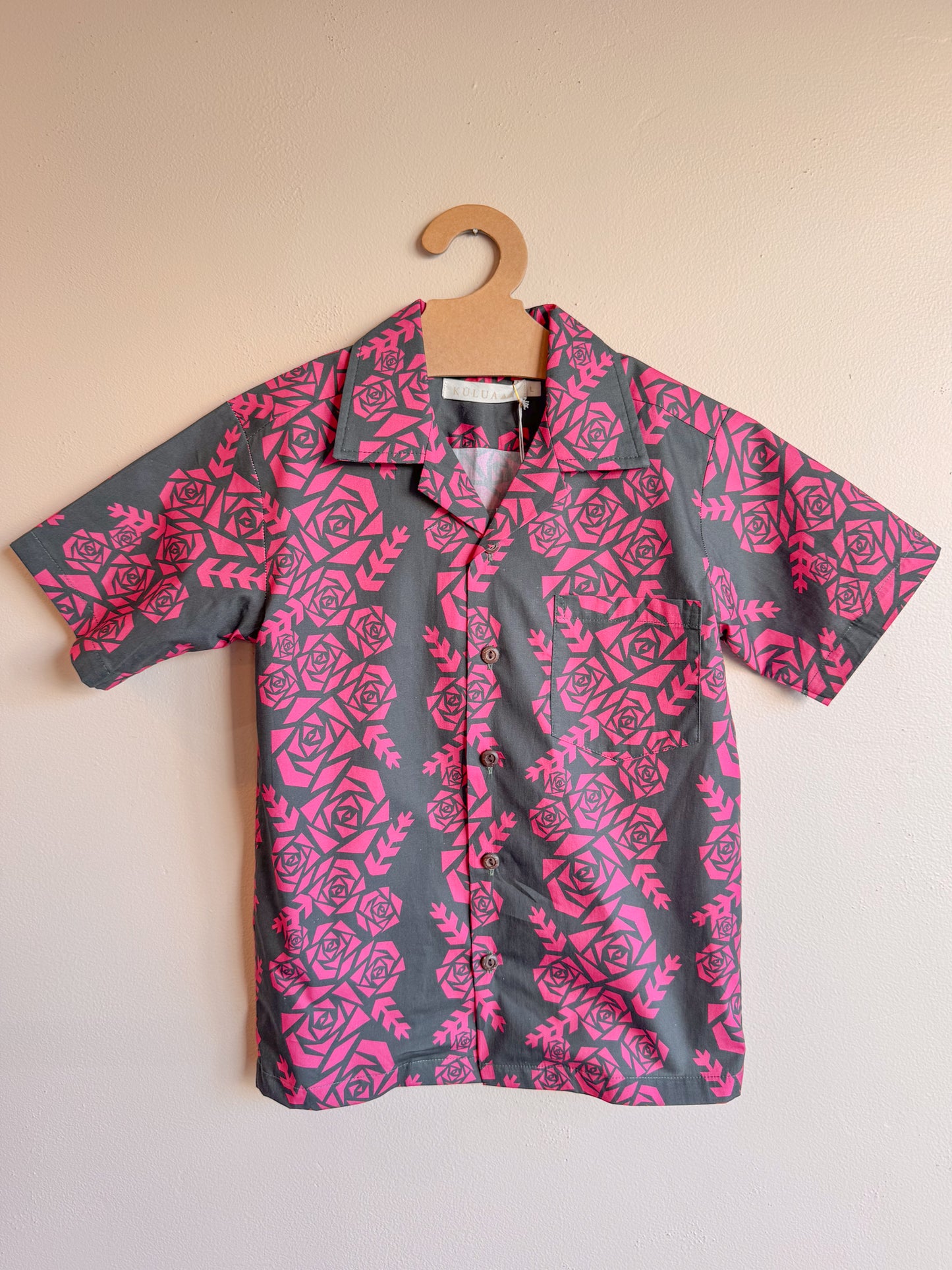 Keiki Aloha Shirt Lei Lokelani