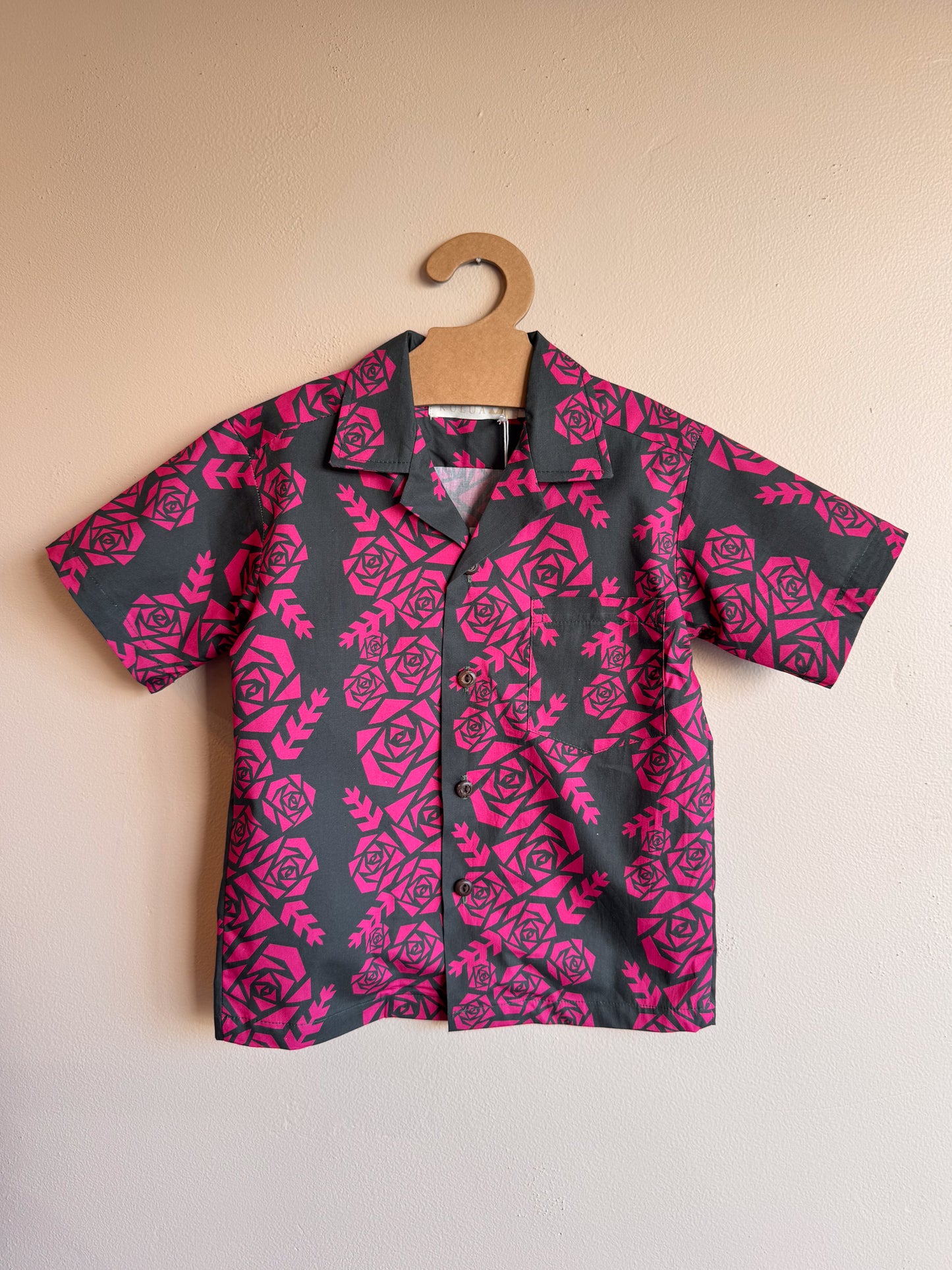 Keiki Aloha Shirt Lei Lokelani