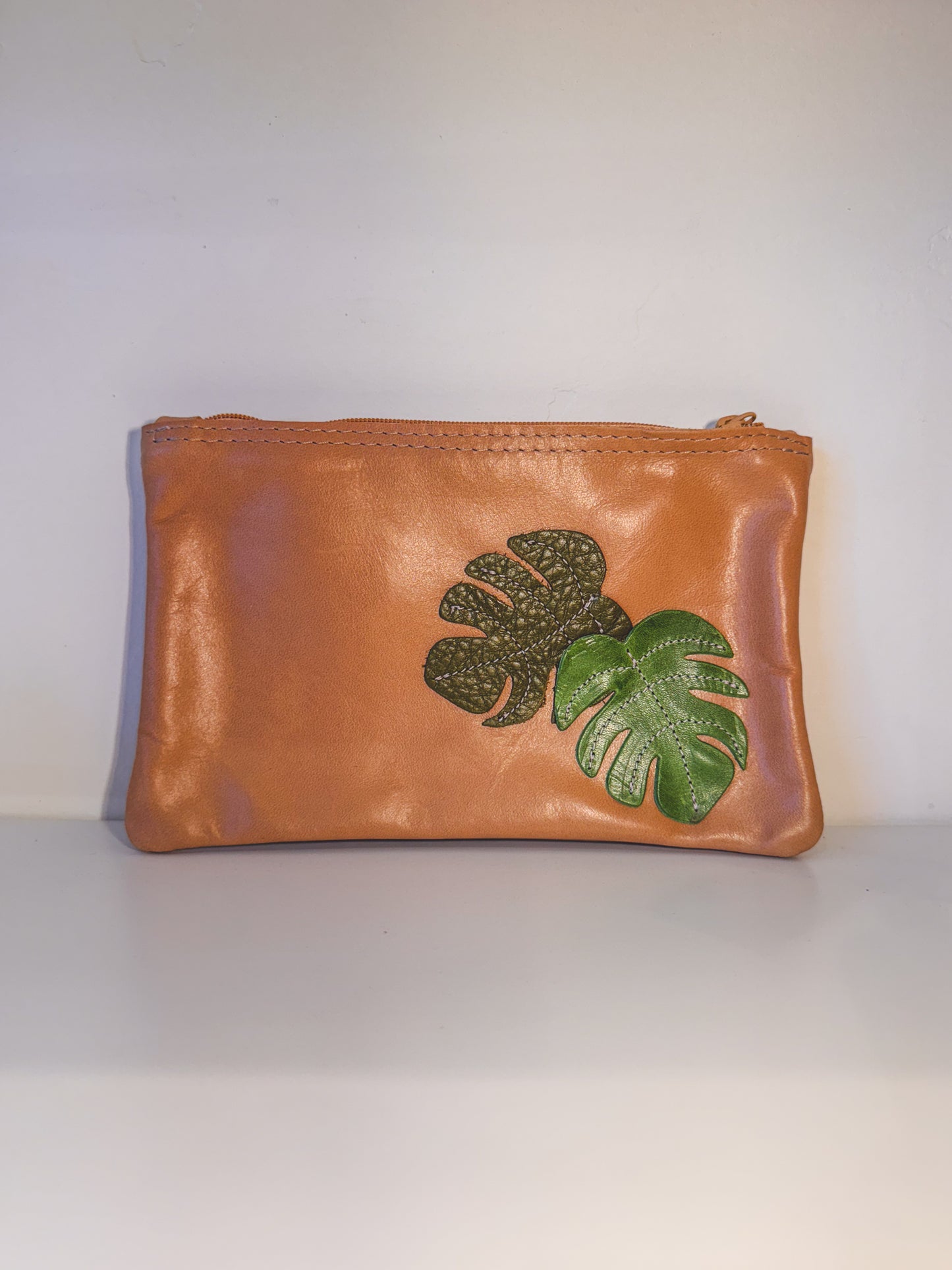 Leather Zip Pouch