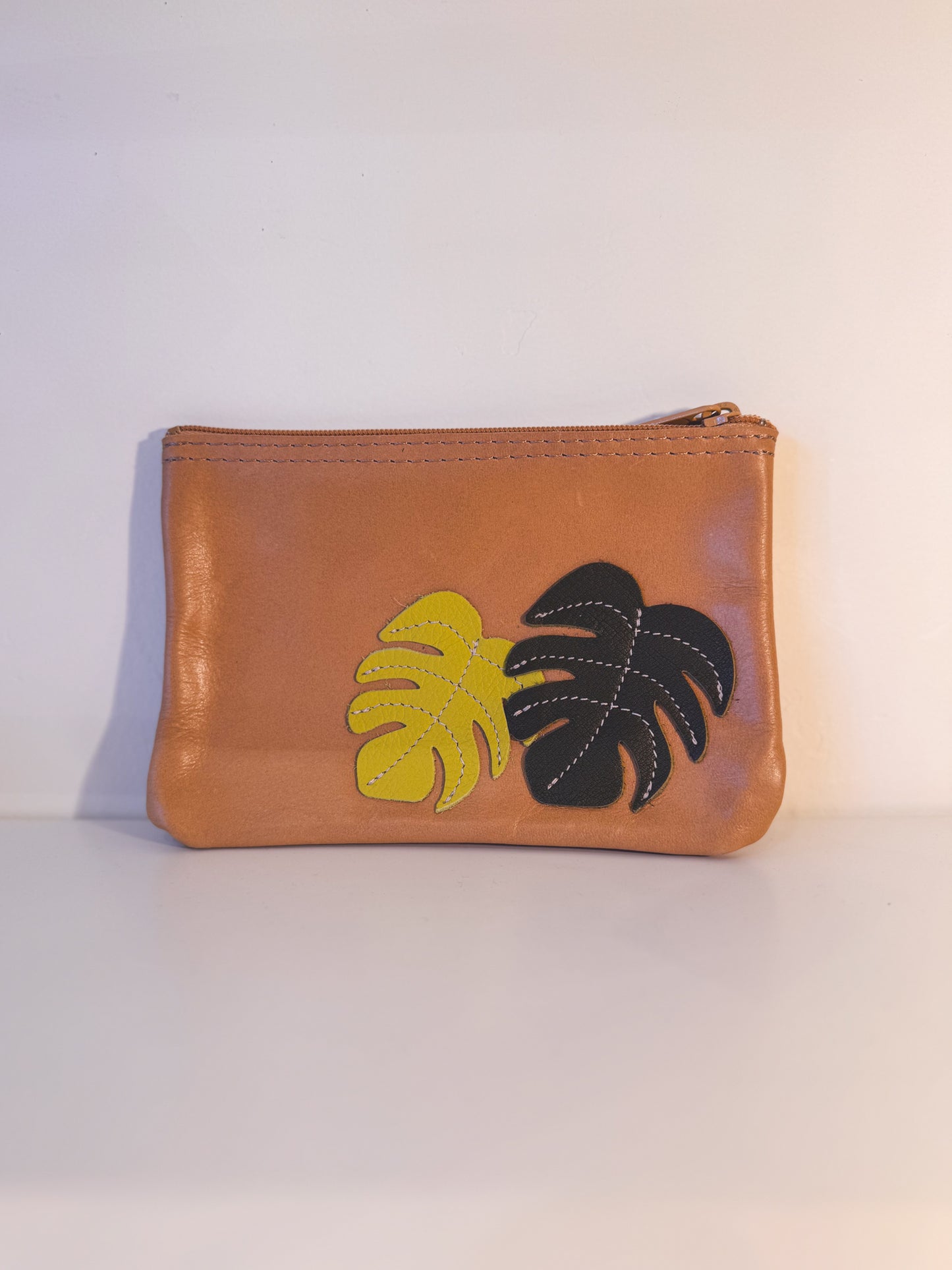 Leather Zip Pouch