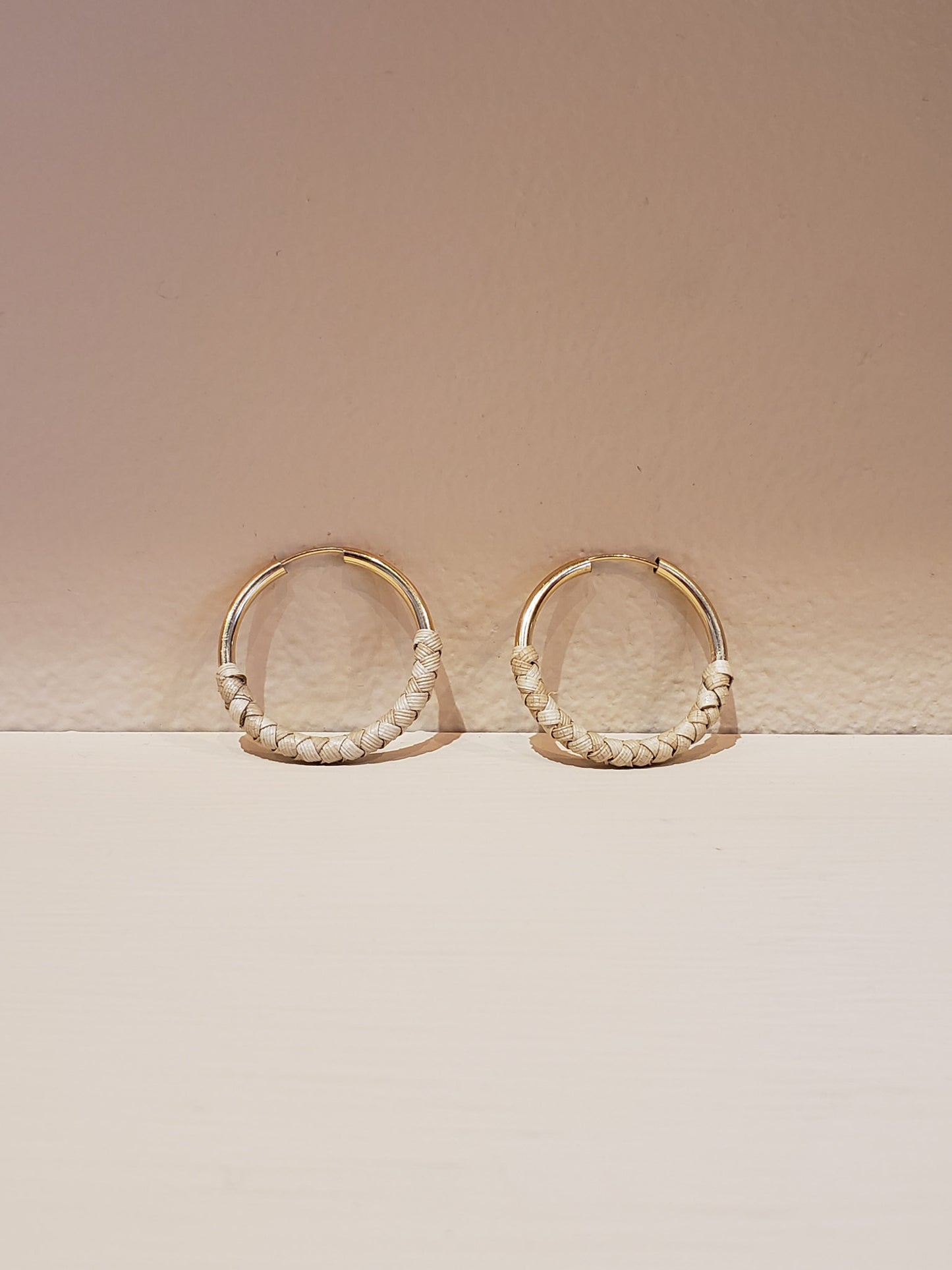 Lauhala Hoop Earrings